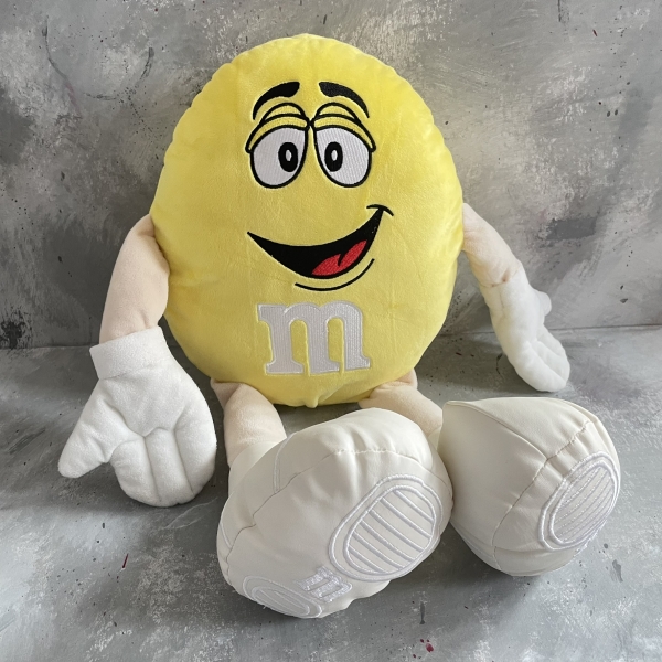 M&M’s żółty maskotka pluszak duży